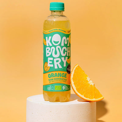 Orange Raw Kombucha